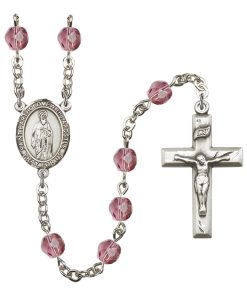St Bartholomew the Apostle Rosary - Amethyst Beads