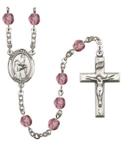 St Bernadette Rosary - Amethyst Beads