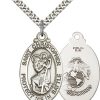 Sterling Silver St. Christopher Pendant