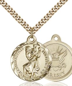 14kt Gold Filled St. Christopher Pendant