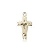 14kt Gold Cross Medal #87532