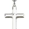 Sterling Silver Cross Necklace #87152