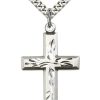 Sterling Silver Cross Necklace #87807