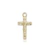 14kt Gold Crucifix Medal #87666