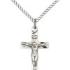 Sterling Silver Crucifix Necklace #86799
