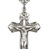 Sterling Silver Crucifix Necklace #87176