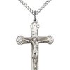 Sterling Silver Crucifix Necklace #87244