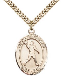 Gold Filled St. Christopher Pendant