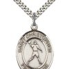 Sterling Silver St. Christopher Pendant