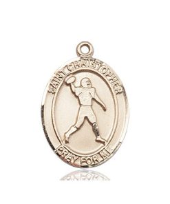 14 KT Gold St. Christopher Medal