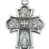 Four Way Medal in Sterling Silver