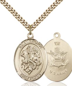 14kt Gold Filled St. George Pendant