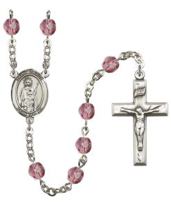 St Grace Rosary - Amethyst Beads