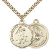 14kt Gold Filled Guardain Angel - Marines Pendant