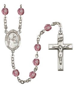 St John of the Cross Rosary - Amethyst Beads