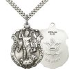 Sterling Silver St. Michael Pendant
