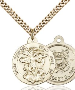 14kt Gold Filled St. Michael the Archangel Pendant