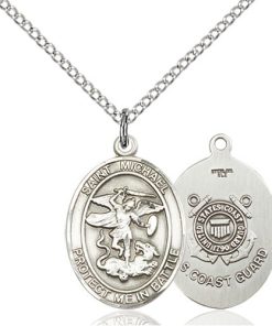 Sterling Silver St. Michael the Archangel Pendant
