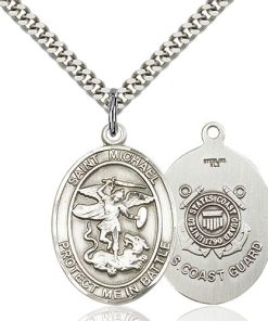Sterling Silver St. Michael the Archangel Pendant