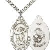 Sterling Silver St. Michael Pendant