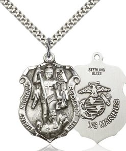 Sterling Silver St. Michael Pendant