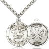 Sterling Silver St. Michael the Archangel Pendant