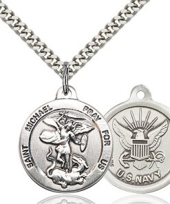 Sterling Silver St. Michael the Archangel Pendant