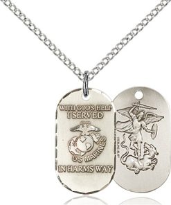 Sterling Silver Marines Pendant