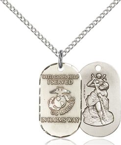 Sterling Silver Marines Pendant