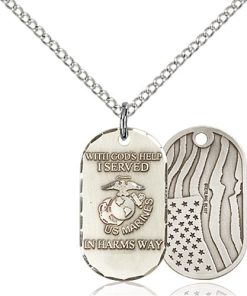 Sterling Silver Marines Pendant