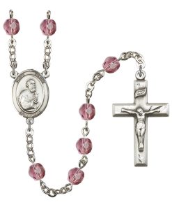 St Peter the Apostle Rosary - Amethyst Beads