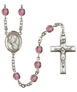 St Philomena Rosary - Amethyst Beads