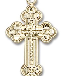 Russian Cross Medal - 14 KT Gold