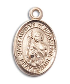 St. Adrian of Nicomedia Charm - 14 Karat Gold Filled (#85373)