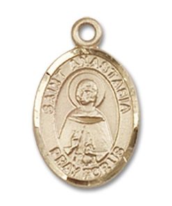 St. Anastasia Charm - 14 Karat Gold Filled (#85039)