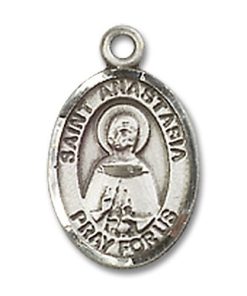 St. Anastasia Charm - Sterling Silver (#85041)