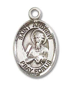 St. Andrew the Apostle Charm - Sterling Silver (#84454)
