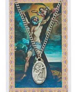 St Andrew Pendant and Prayer Card Set