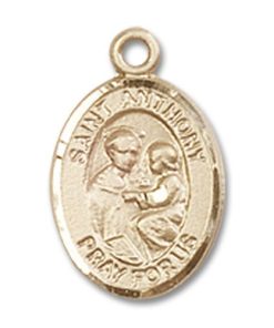 St. Anthony of Padua Charm - 14 Karat Gold Filled (#84463)