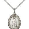 St Bartholomew the Apostle Medal - Sterling Silver with 18 in. Chain - Engravable