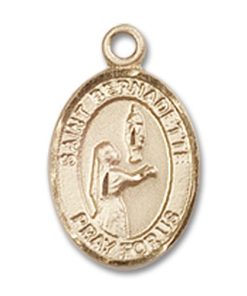 St. Bernadette Charm - 14 Karat Gold Filled (#84502)
