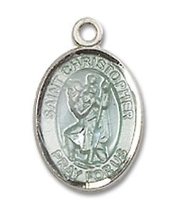 St. Christopher Charm - Sterling Silver (#84522)