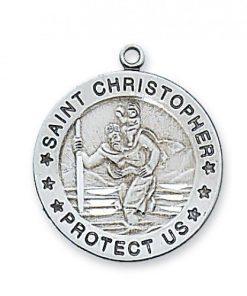 St. Christopher Medal in Sterling Silver