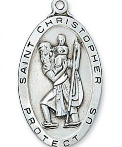 St. Christopher Medal in Sterling Silver