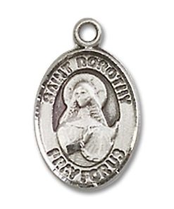 St. Dorothy Charm - Sterling Silver (#84531)