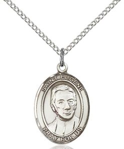 St Eugene De Mazenod Medal - Sterling Silver with 18 in. Chain - Engravable (#81181)