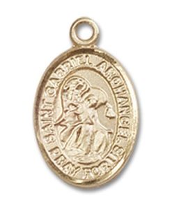 St. Gabriel the Archangel Charm - 14 Karat Gold Filled (#84577)