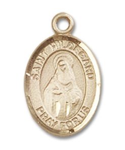 St. Hildegard Von Bingen Charm - 14 Karat Gold Filled (#85140)