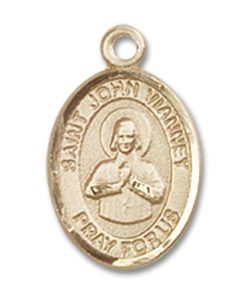 St. John Vianney Charm - 14 Karat Gold Filled (#85197)