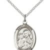 St Joseph Medal - Sterling Silver with 20 in. Chain - Engravable